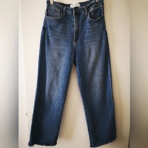 Just Black Denim - size 28 - Original Straight Cropped - medium wash
